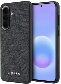 Guess PU 4G Metal Classic Logo Case Samsung Galaxy A57 Grey