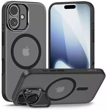 Tech-Protect H&uuml;lle MagMat XT 4er Set MagSafe Apple iPhone 17 Mattschwarz