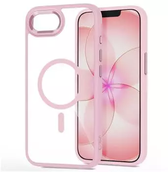 Tech-Protect Hülle Magmat MagSafe Apple iPhone 16e 17e Sanft Rosa Transparent