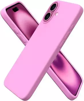 LuxusKollektion iPhone 16 Plus Hülle aus flüssigem Silikon, blau, 6,7 Zoll