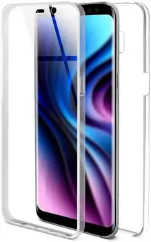 ONEFLOW Touch Case Samsung Galaxy S8 360° Schutzhülle, TPU transparent