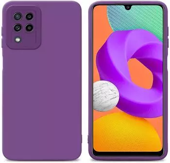 Cadorabo H&uuml;lle f&uuml;r Samsung Galaxy M22 / M32 4G Lila TPU Silikon