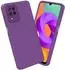 Cadorabo Hülle für Samsung Galaxy M22 / M32 4G Lila TPU Silikon