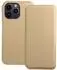 König Design iPhone 14 Pro Max Kunstleder Wallet Case, gold