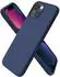 LuxusKollektion iPhone 13 Mini Silikon Case, marineblau (5,4