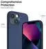 LuxusKollektion iPhone 13 Mini Silikon Case, marineblau (5,4