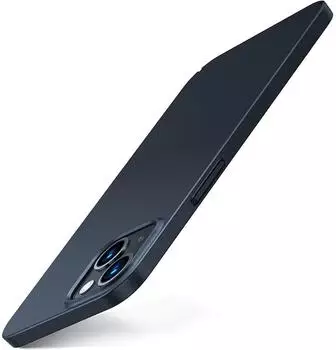 LuxusKollektion iPhone 13 Hülle ultradünn, schwarz, mit 2x Schutzglas
