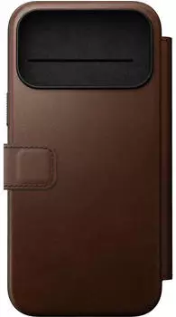 Nomad Goods Modern Leather Folio iPhone 18 Pro Max Brown