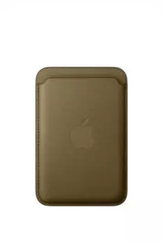 Apple iPhone Feingewebe Wallet mit MagSafe (2026) Dunkeloliv