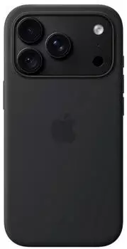 Apple iPhone 18 Pro Silikon Case mit MagSafe Schwarz