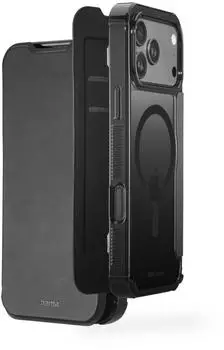 Hama Extreme Protect Magnetic Bookcase iPhone 17/18 Pro Max Black