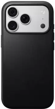 Nomad Goods Modern Leather Case iPhone 18 Pro Black