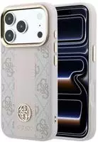 Guess 4G Stripe H&uuml;lle f&uuml;r iPhone 18 Pro / 17 Pro, rosa - Rosa