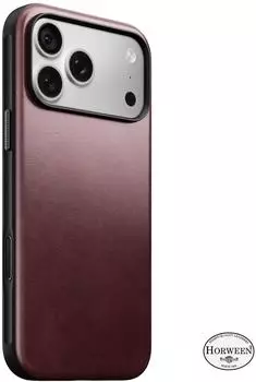 Nomad Goods Modern Leather Case Horween, iPhone 18 Pro Max, burgunderrot (NM009124858)