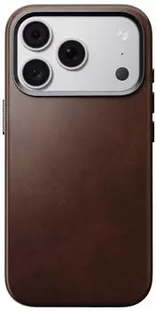 Nomad Goods Traditional Leather Case iPhone 18 Pro Rustic Brown Horween