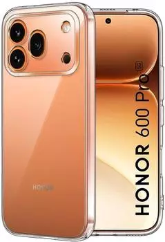 LuxusKollektion Silicone Case Honor 600 Pro Transparent