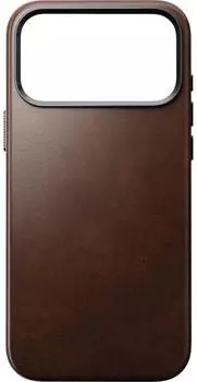 Nomad Goods Traditional Leather Case iPhone 18 Pro Max Rustic Brown