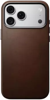 Nomad Goods Traditional Leather Case iPhone 18 Pro Max Brown