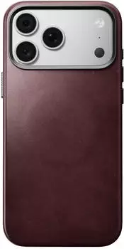 Nomad Goods Traditional Leather Case iPhone 18 Pro Max Burgundy