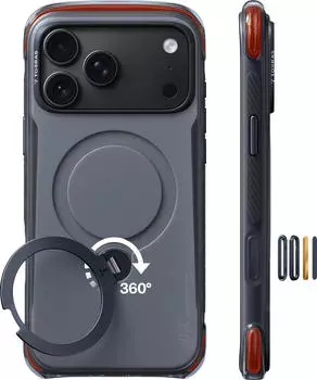 Torras Ostand Q3 Air Pro Apple iPhone 17 Pro Max / iPhone 18 Pro Max Schwarz