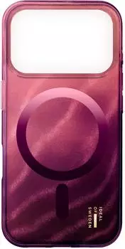 iDeal of Sweden MagSafe Glitter Glow Cover Apple iPhone 17 Pro / iPhone 18 Pro Transparent Rot