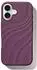 iDeal of Sweden MagSafe Soft Swirl Silikon Cover Velvet Plum Apple iPhone 17 Pink Violett