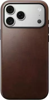 Nomad Goods Modern Leather Case Horween f&uuml;r iPhone 18 Pro Max, braun, MagSafe (114757118E8E)