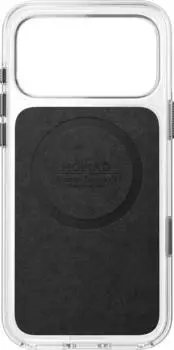 Nomad Goods Modern Leather Case MagSafe, transparent, rustikales Braun, iPhone 17/18 Pro Max (NM017750858)