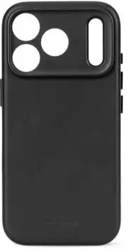 Decoded Leather Backcover MagSafe f&uuml;r iPhone 18 Pro, schwarz (D27IPO18PBC1BK)