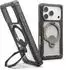 Urban Armor Gear Plasma XTE 360 MagSafe Kickstand Case, Ash/Titanium, iPhone 18 Pro/17 Pro (114573113136)