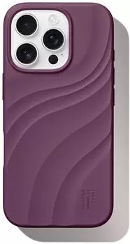 iDeal of Sweden Soft Swirl Silikon MagSafe H&uuml;lle f&uuml;r iPhone 16 Pro Max, lila