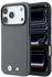 BMW M Carbon Metal Logo MagSafe Hülle für iPhone 18 Pro Max, grau