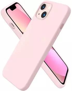 LuxusKollektion iPhone 13 Silikon Case Fl&uuml;ssig 6,1 Zoll grau