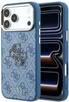 Handyh&uuml;lle f&uuml;r iPhone 18 Pro Max / 17 Pro Max, Guess 4G Big Resin Logo, Blau...