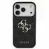 Guess Hülle PU 4G Metall Logo Gurt für Apple iPhone 18 Pro / iPhone 17 Pro Schwarz