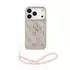 Guess Handykette PU 4G Metalllogo für iPhone 18 Pro Pink