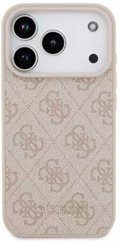 Guess H&uuml;lle Hardcase 4G Classic Logo f&uuml;r Apple iPhone 18 Pro / iPhone 17 Pro Pink