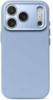 Decoded Leather Backcover MagSafe iPhone 18 Pro / 17 Pro, Sky Blue (D27IPO18PBC1SE)