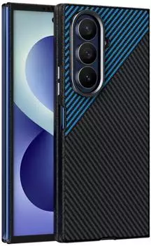Wigento Handyh&uuml;lle Samsung Galaxy Z Fold8 Ultra 5G, Carbon-Optik, magnetisch, Kameraschutz (71766-0)