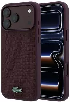 CG Mobile iPhone 18 Pro MagSafe H&uuml;lle Petit Piqu&eacute; bordeaux