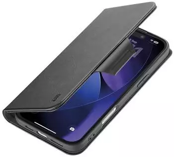 Cellular Line Book Agenda 2 Hülle für iPhone 18 Pro Max, schwarz (BOOKAG2IPH18PRMK)