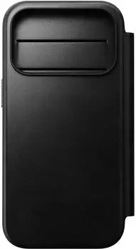 Nomad Goods Modern Leather Folio für iPhone 18 Pro, schwarz, Horween-Leder (NM009100858)