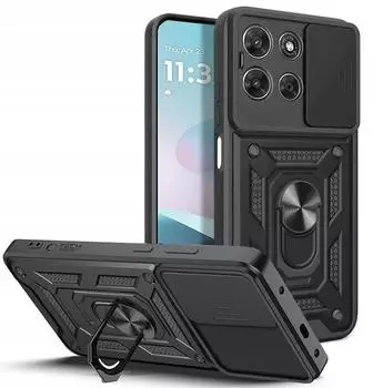 Tech-Protect Hülle Camshield Pro Motorola Moto G67/G77 Schwarz