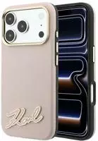 H&uuml;lle Karl Lagerfeld, mit Resin-Beschichtung, Signatur-Logo, kompatibel mit MagSafe,