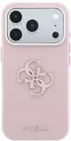 Grained & Big Resin Logo Case for iPhone 18 Pro / 17 Pro - Pink