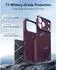 ESR Cyber Armor Kickstand iPhone 18 Pro Max / 17 Pro Max Frosted Deep Burgundy