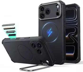 ESR Cyber Armor Kickstand iPhone 18 Pro Max / 17 Pro Max Black