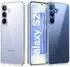 LuxusKollektion Handyhülle für Samsung Galaxy S25, transparent, 360° Airbags, Militärschutz, Anti-Vergilbung