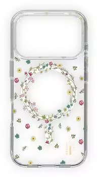 iDeal of Sweden Blomming transparente Handyhülle für iPhone 17/18 Pro, MagSafe, Backcover