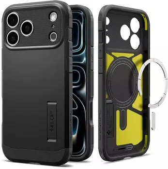 Spigen Tough Armor T MagSafe Case iPhone 17 Pro / 18 Pro Black